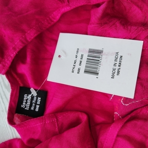Seven Islands New York Pink Embroidered Top Size 1X NWT - Picture 9 of 12